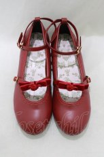 画像1: m petit by misako / NINA'S/パンプス LL レッド H-26-05-09-087-LO-SH-NS-ZH (1)