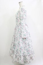 画像2: Kurumi Collaboration / KRハナジゴスリーブワンピース M 白 H-26-05-09-011-LO-OP-NS-ZH (2)