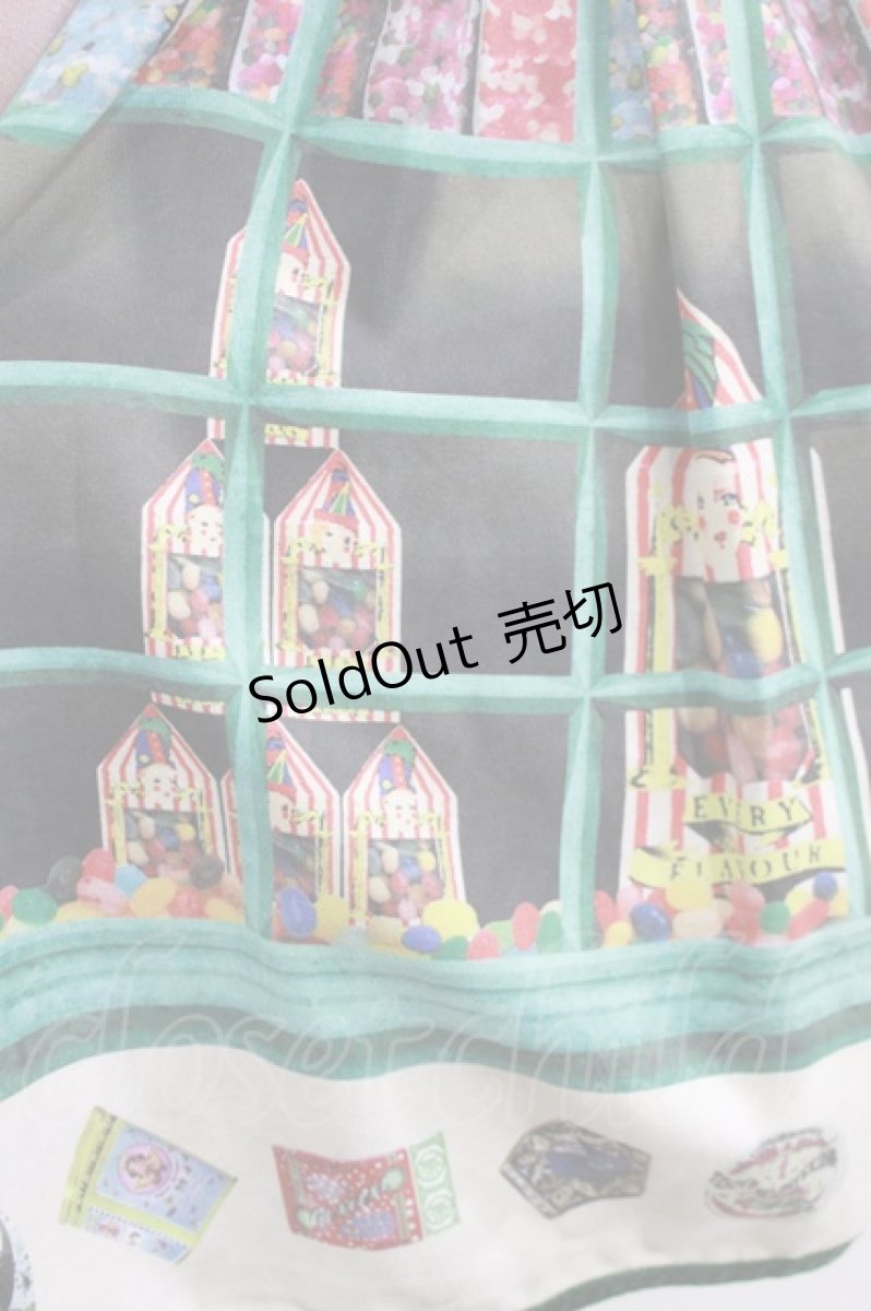 画像4: Secret Honey / ハニーデュークス柄ワンピース（Harry Potterコラボ） M グリーン H-26-05-09-001-CA-OP-NS-ZH (4)