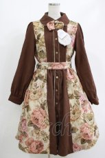 画像1: Kurumi Collaboration / TT*KRMゴブランワンピース L ベージュ H-26-05-09-023-LO-OP-NS-ZH (1)