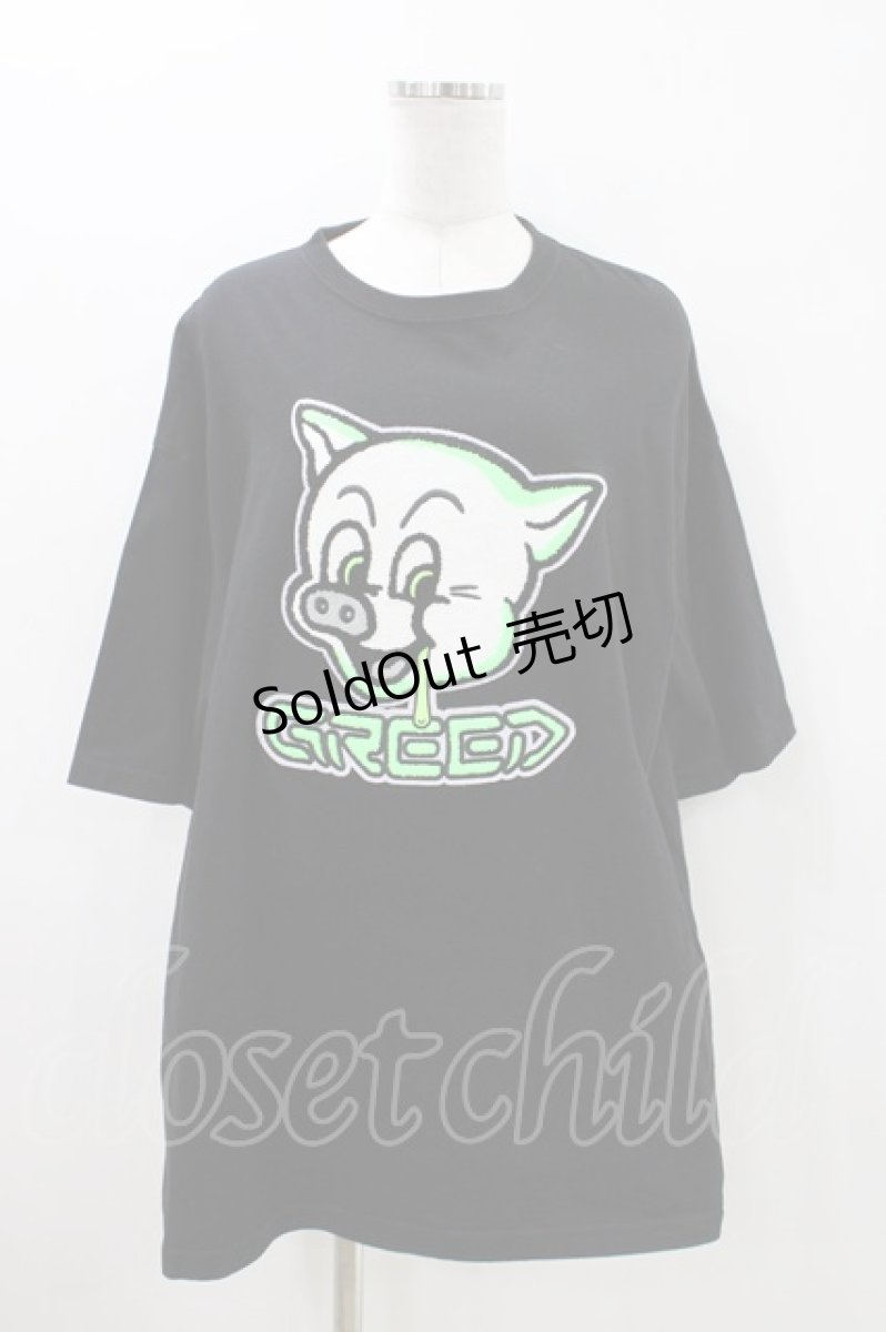 画像1: MILKBOY / GREED TEE  ブラック H-26-05-10-035-MB-TO-KB-ZH (1)