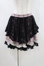 画像1: h.ANARCHY / プリントチェックスカート  ピンク H-26-05-10-043-HN-SK-KB-ZH (1)