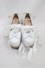 画像1: BAROQUE（海外ロリータブランド） / レースアップシューズ 35 白 H-26-05-10-1001-0-SH-NS-ZH (1)