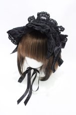 画像1: BABY,THE STARS SHINE BRIGHT / Le lienヘッドドレス  ブラック H-26-05-10-1004-BA-AC-NS-ZH (1)