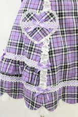 画像4: Angelic Pretty / ハートポッケジャンパースカート Free パープル H-26-05-10-1033-AP-OP-NS-ZH (4)