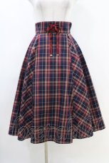 画像1: Secret Honey / チェックスカート M ネイビー H-26-05-10-1038-CA-SK-NS-ZH (1)