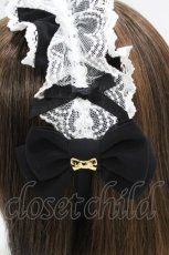 画像3: Angelic Pretty / Dolceフリルカチューシャ  ブラック H-26-05-10-1005-AP-AC-NS-ZH (3)