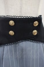 画像3: Secret Honey / カマーベルトストライプスカート M ブルー H-26-05-10-1043-CA-SK-NS-ZH (3)