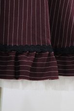 画像4: Secret Honey / サイドリボンハイウエストスカート M ワイン H-26-05-10-1044-CA-SK-NS-ZH (4)