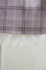 画像4: Secret Honey / コルセットバッスルチェック柄スカート M ラベンダー H-26-05-10-1046-CA-SK-NS-ZH (4)