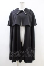 画像1: Amavel / Crown Knight マントケープアウター Free ブラック H-26-05-10-1047-CA-CO-NS-ZH (1)