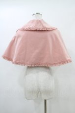 画像2: Innocent World / 別珍 ポケット付きケープ Free ピンク H-26-05-10-1049-IW-TO-NS-ZH (2)