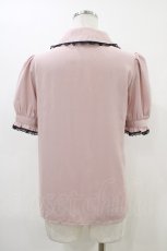 画像2: Secret Honey / レースリボンタイブラウス M ピンク H-26-05-10-1052-CA-BL-NS-ZH (2)
