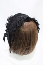 画像2: Hoshibako Works / ジェミニ・ローズ-スリム-ヘッドドレス  ブラック H-26-05-10-1007-LO-AC-NS-ZH (2)