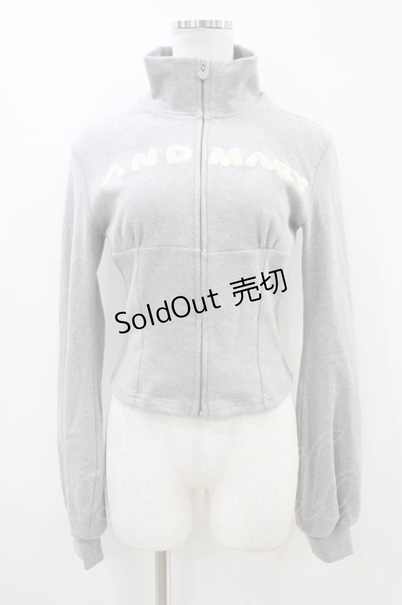 画像1: AND MARY / Lace logo set upのトップス Free グレー H-26-05-10-1055-0-TO-NS-ZH (1)