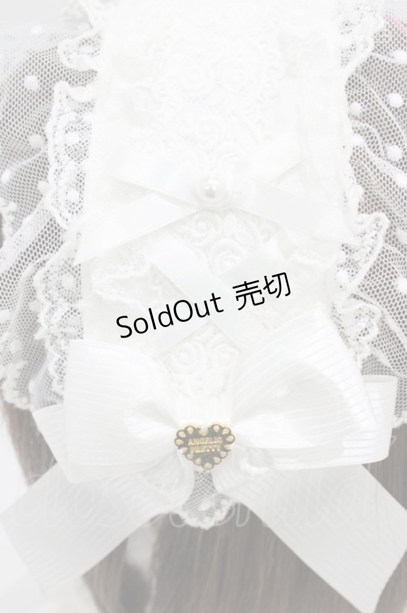 画像3: Angelic Pretty / レースハートチャームバラレースヘッドドレス  白 H-26-05-10-1002-AP-AC-NS-ZH (3)