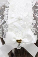 画像3: Angelic Pretty / レースハートチャームバラレースヘッドドレス  白 H-26-05-10-1002-AP-AC-NS-ZH (3)