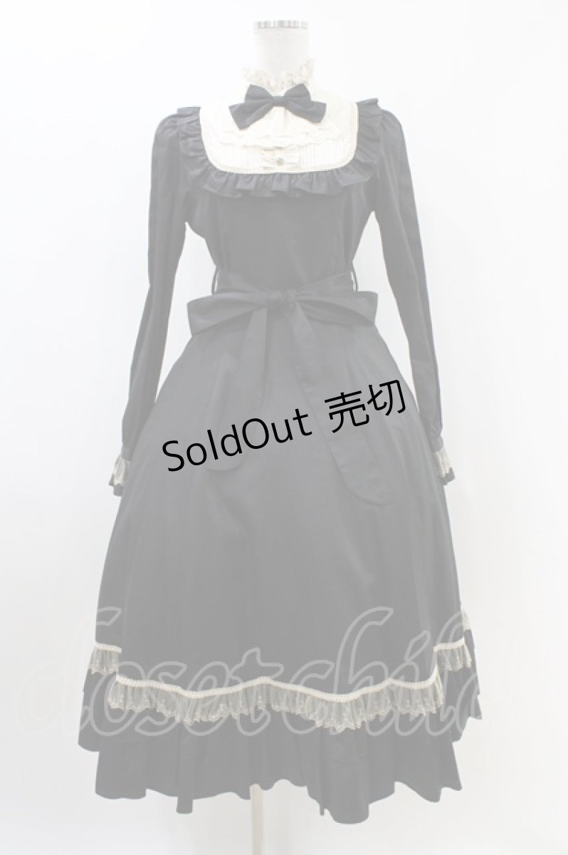 画像1: Victorian maiden / クラシカルドールロングドレス Free ブラック H-26-05-10-1021-CL-OP-NS-ZH (1)