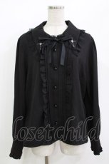 画像1: DearMyLove / クロス刺繍襟ブラウス 4L ブラック H-26-05-10-2002-LO-BL-NS-ZH (1)