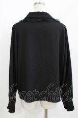 画像2: DearMyLove / クロス刺繍襟ブラウス 4L ブラック H-26-05-10-2002-LO-BL-NS-ZH (2)