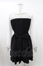 画像2: NieR Clothing / リボンフリルワンピース F 黒 H-26-05-10-015-PU-OP-AK-ZH (2)
