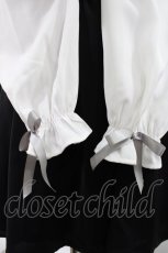 画像4: NieR Clothing / リボンフリルワンピース F 黒 H-26-05-10-015-PU-OP-AK-ZH (4)