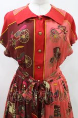 画像4: Jane Marple Dans Le Salon / Hansom cabsワンピース  ローズ H-26-05-10-016-JM-OP-KB-ZH (4)