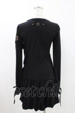 画像3: Ozz Croce / 龍刺繍切替チュニック  黒 H-26-05-10-026-OO-TO-AK-ZH (3)