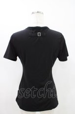 画像2: Ozz Croce / 刺繍半袖カットソー  黒 H-26-05-10-027-OO-TO-AK-ZH (2)