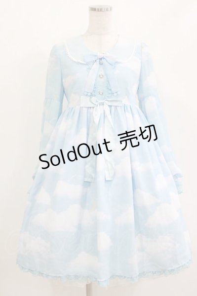 Angelic Pretty / Misty Skyワンピース Free サックス H-26-05-11-003