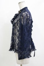 画像2: metamorphose / レース着物袖ブラウス Free ネイビー H-26-05-11-027-ME-BL-NS-ZH (2)
