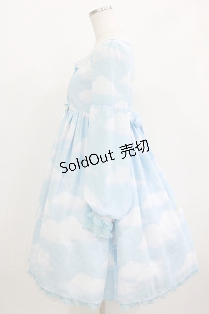 画像2: Angelic Pretty / Misty Skyワンピース Free サックス H-26-05-11-003-AP-OP-NS-ZH (2)