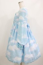 画像2: Angelic Pretty / Misty Skyワンピース Free サックス H-26-05-11-003-AP-OP-NS-ZH (2)