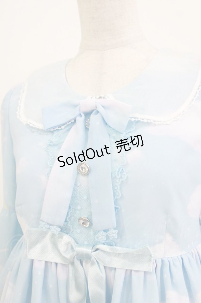 画像4: Angelic Pretty / Misty Skyワンピース Free サックス H-26-05-11-003-AP-OP-NS-ZH (4)