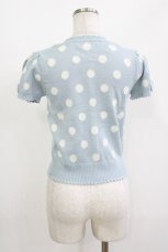画像3: Angelic Pretty / 宝石リボンドットニットカーディガン Free サックス H-26-05-11-038-AP-TO-NS-ZH (3)