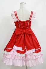 画像3: Angelic Pretty / 夢見るFantastic Balloonジャンパースカート Free アカ H-26-05-11-004-AP-OP-NS-ZH (3)