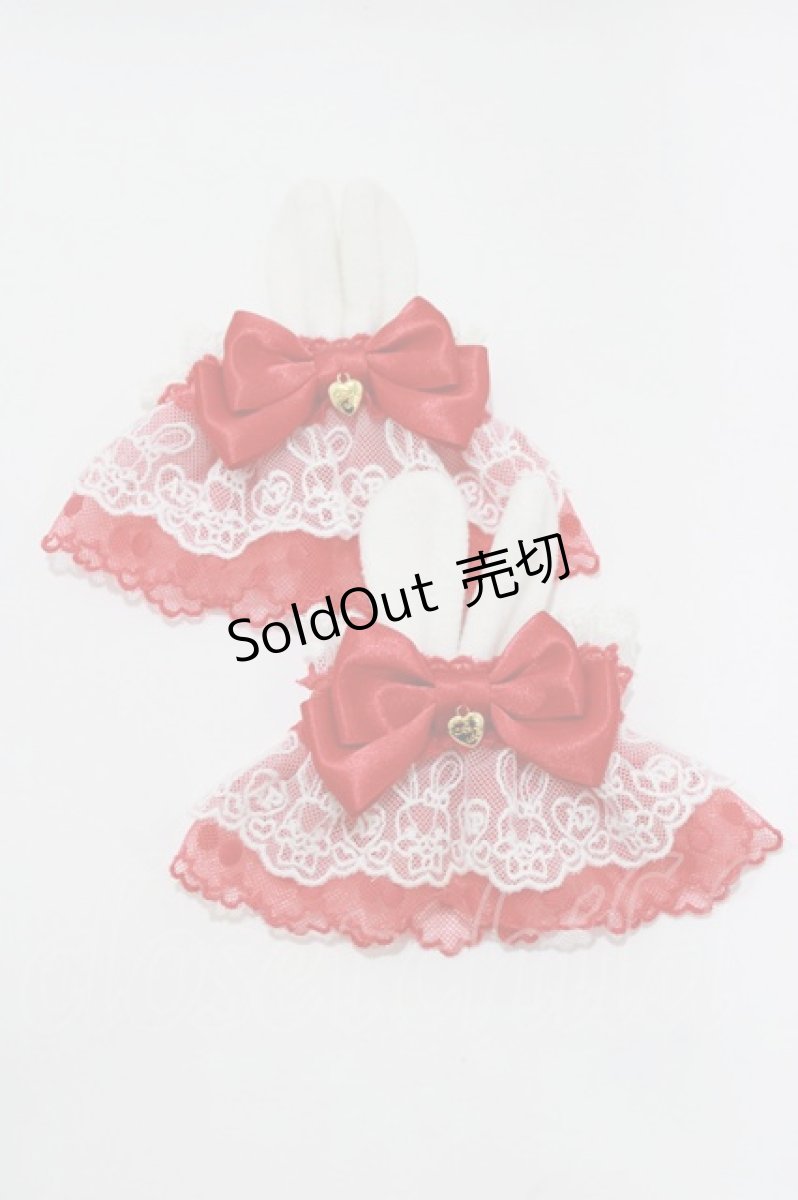 画像1: Angelic Pretty / リリカルバニーレースお袖とめ  アカ H-26-05-11-046-AP-ZA-NS-ZH (1)