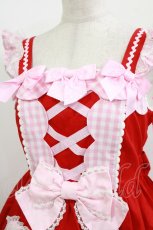 画像4: Angelic Pretty / 夢見るFantastic Balloonジャンパースカート Free アカ H-26-05-11-004-AP-OP-NS-ZH (4)