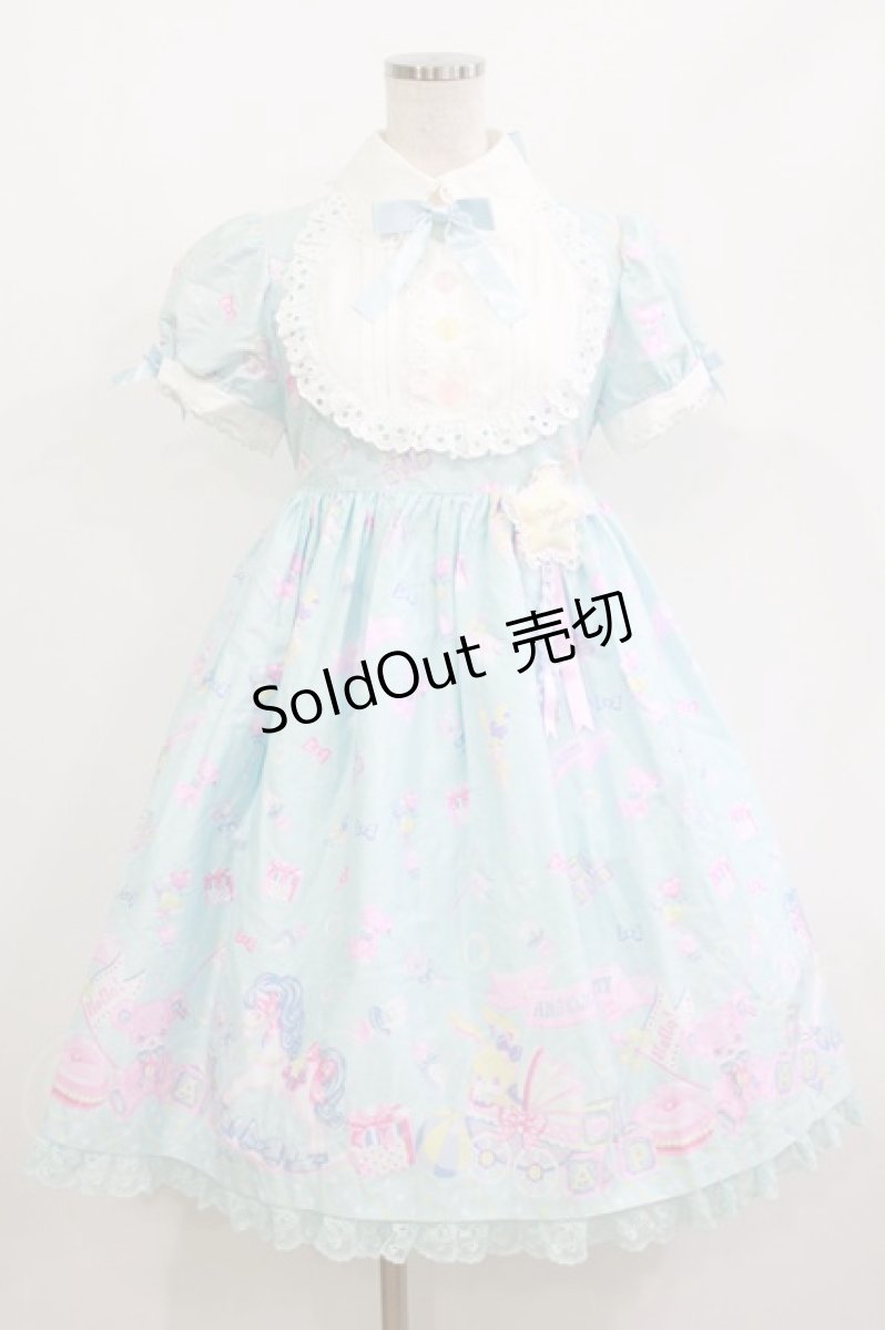 画像1: Angelic Pretty / Dreamyベビールームワンピース Free サックス H-26-05-11-005-AP-OP-NS-ZH (1)