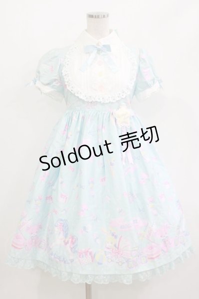 Angelic Pretty / Dreamyベビールームワンピース Free サックス H-26