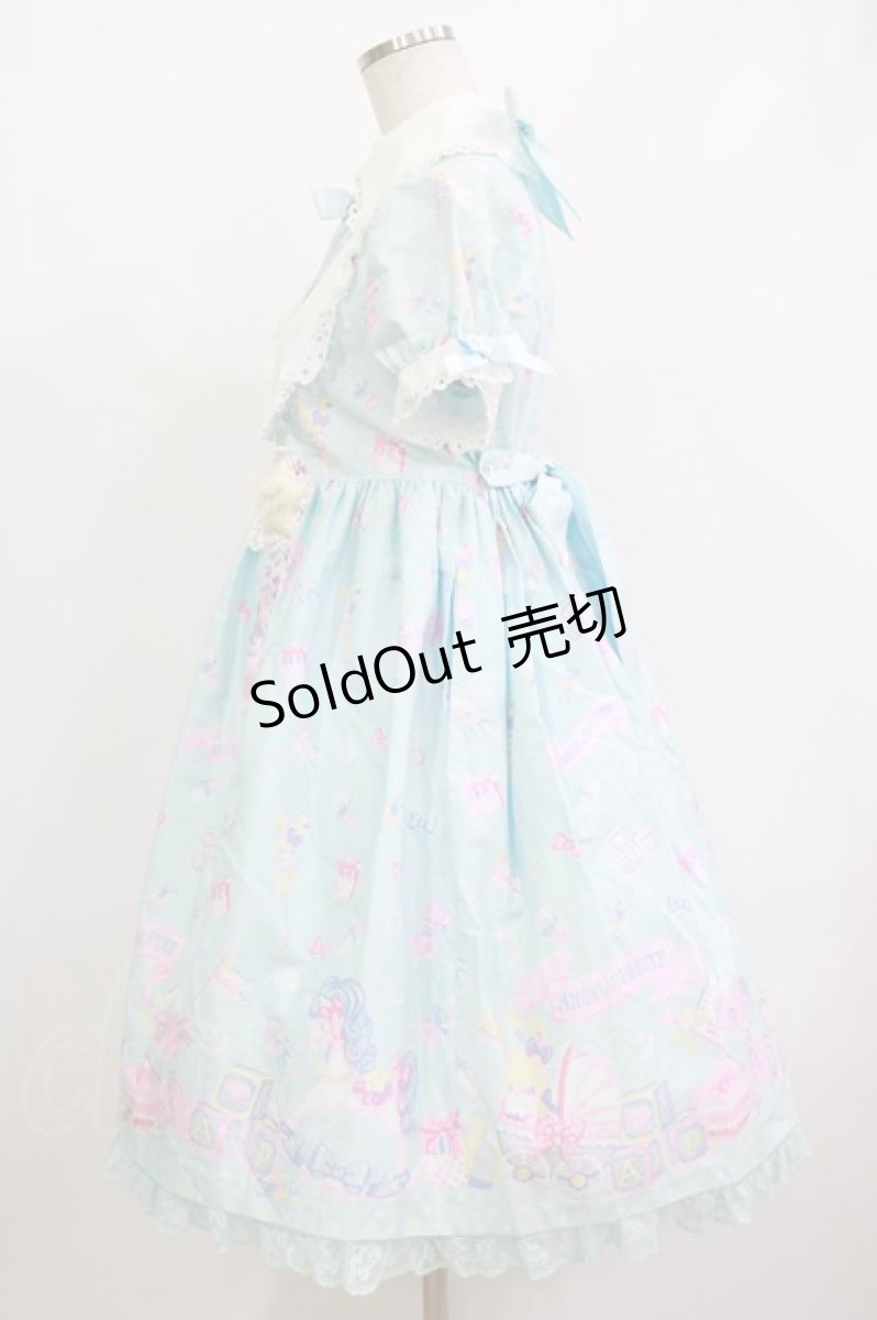 画像2: Angelic Pretty / Dreamyベビールームワンピース Free サックス H-26-05-11-005-AP-OP-NS-ZH (2)