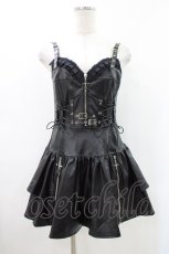 画像1: IMVAL / Leather Dress FREE 黒 H-26-05-11-1035-0-OP-AK-ZH (1)