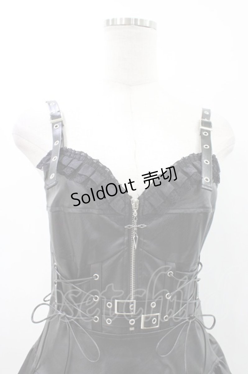 画像3: IMVAL / Leather Dress FREE 黒 H-26-05-11-1035-0-OP-AK-ZH (3)