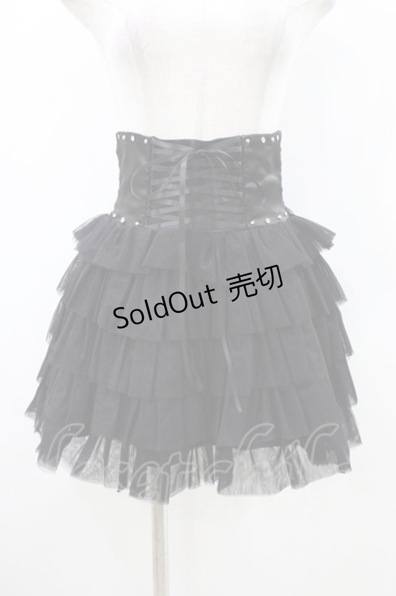画像1: AVENCHUMU / Studded corset tutu skirt XS 黒 H-26-05-11-1038-LO-SK-AK-ZH (1)