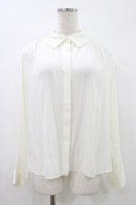 画像1: Jane Marple Dans Le Salon / Drape twill dress shirt   H-26-05-11-1043-JM-BL-KB-ZH (1)