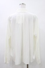 画像2: Jane Marple Dans Le Salon / Drape twill dress shirt   H-26-05-11-1043-JM-BL-KB-ZH (2)