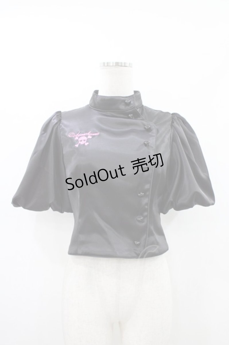 画像1: AVENCHUMU / Like a nurse heart blouse XS 黒 H-26-05-11-1045-LO-TO-AK-ZH (1)