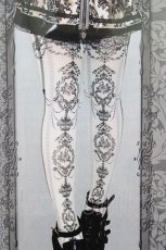 画像3: Ozz oneste / プリントタイツ M-L 白 H-26-05-11-1008-OO-ZA-AK-ZH (3)