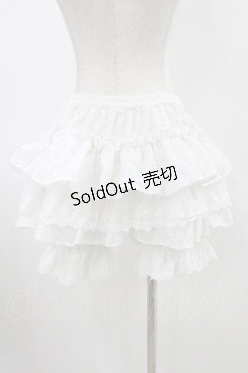 画像2: ATELIER PIERROT / Sanctuaire Lace Drawers  ホワイト H-26-05-11-1012-EL-PA-AK-ZH (2)
