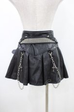 画像2: Grrr the Lipper / 昏睡レザープリーツスカート S 黒 H-26-05-11-1013-0-SK-AK-ZH (2)